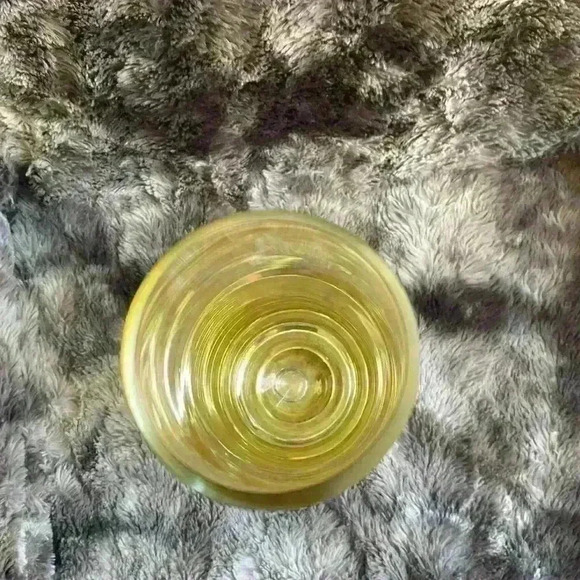 Beautiful Tall Yellow color Glass  Vase - Picture 12 of 16